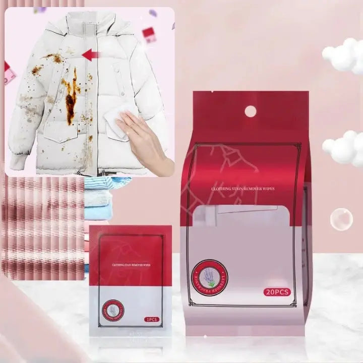 Sikunuo | Stain-Free Clothing – Cleaning Wipes for On-the-Go