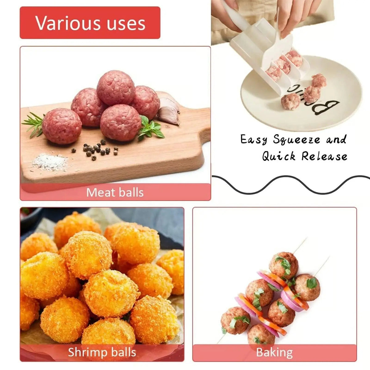 Sikunuo | Meatball maker – Clean & time-saving portioning