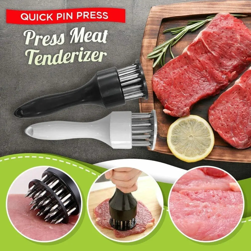 Sikunuo | Meat Tenderizer – Stainless Steel Needle Blades for more tender and faster cooked meat!