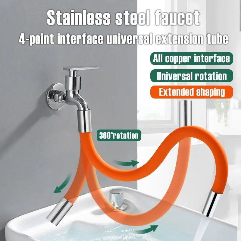 Sikunuo | Flexible 360° Faucet Extender – Easy Water Access
