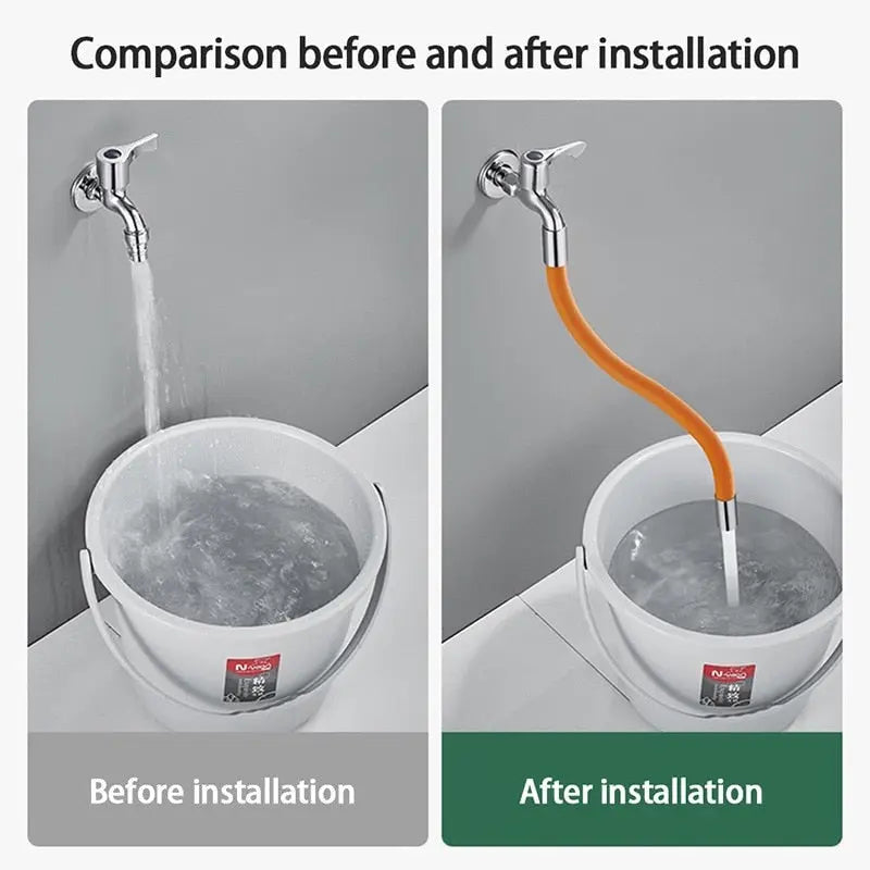Sikunuo | Flexible 360° Faucet Extender – Easy Water Access