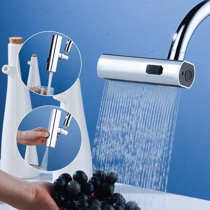 Sikunuo | Flexible waterfall kitchen faucet with multiple spray modes