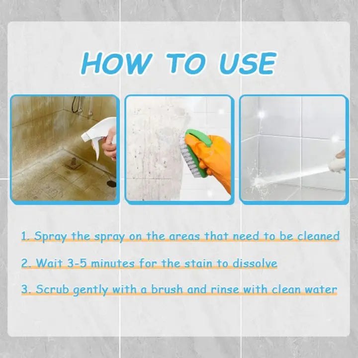 Sikunuo | Tile and Grout Cleaner Spray – powerful, safe & deep-acting