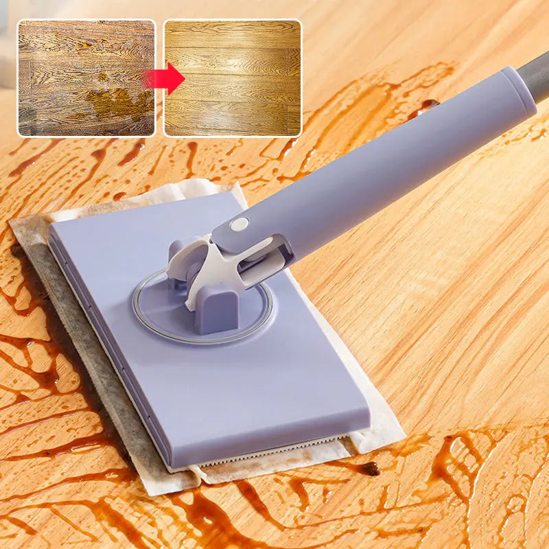 Sikunuo | Hands-free Cleaning Mop for Wet Wipes – Clean Without Bending