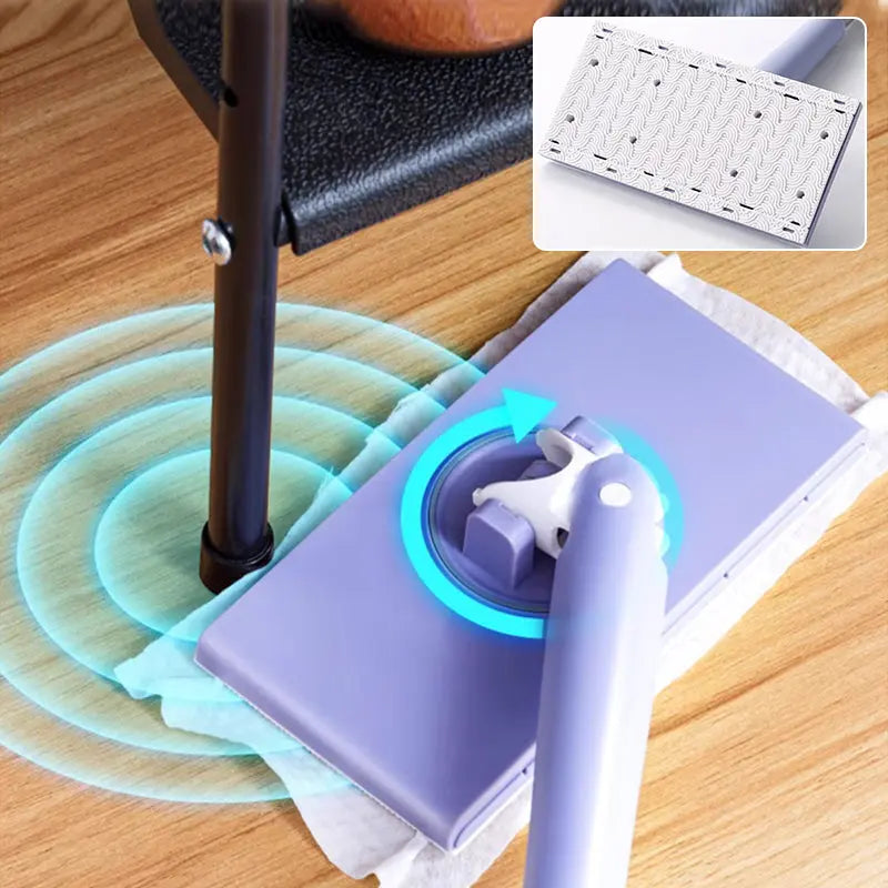 Sikunuo | Hands-free Cleaning Mop for Wet Wipes – Clean Without Bending