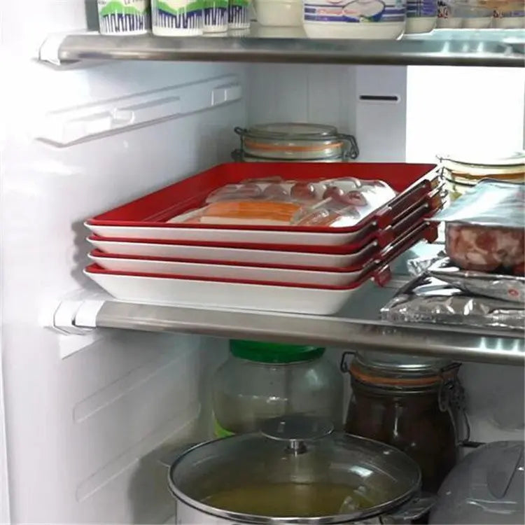 Sikunuo | Fresh container with airtight closure – Stackable storage tray