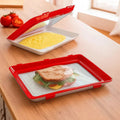 Sikunuo | Fresh container with airtight closure – Stackable storage tray