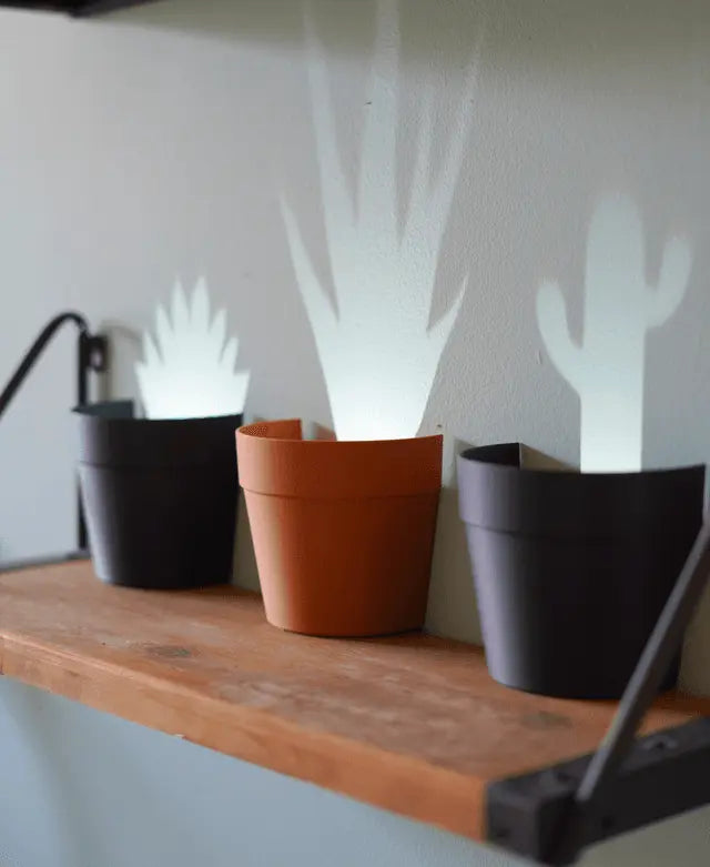 Sikunuo | Garden-Graveyard-Plant Pot with LED Light Projection