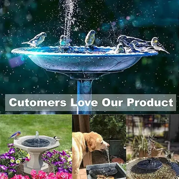 Sikunuo | Solar-powered garden fountain – Beautiful ambiance without electricity