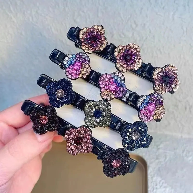 Sikunuo | Braided Crystal Hair Clip – Stunning Hold for Every Occasion