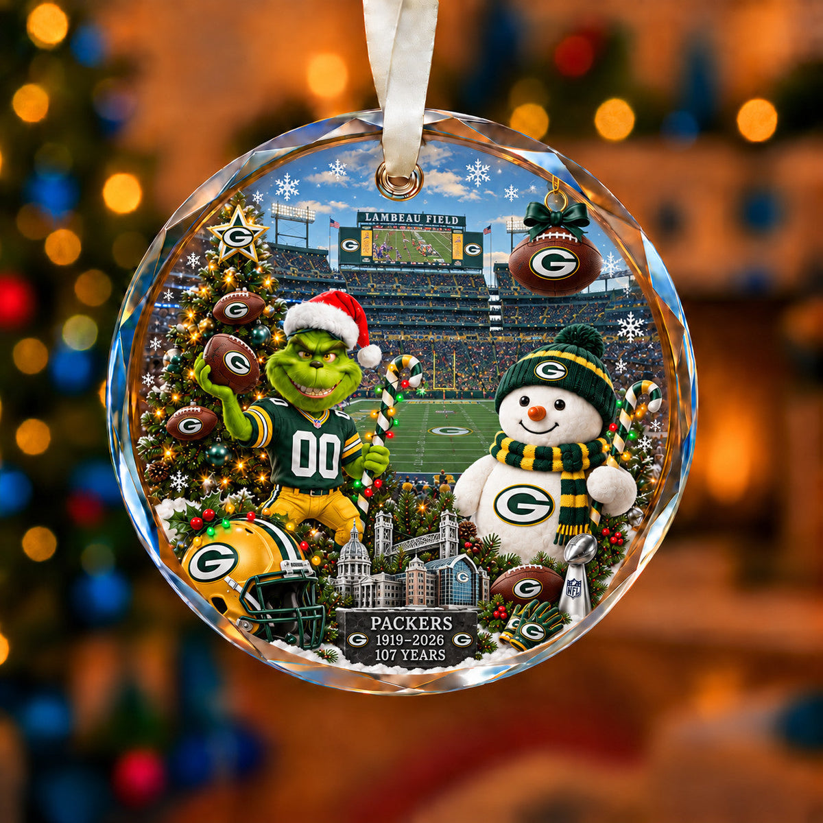 Football Teams Christmas Ornament – Acrylic Keepsake