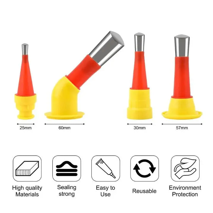 Sikunuo | Rubber Nozzle Tool Set – Precise Sealing for Kitchen & Bath