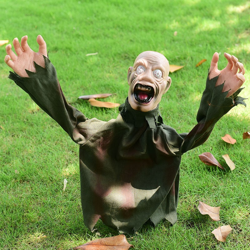Sikunuo | Scary Screaming Zombie Garden Halloween Decoration