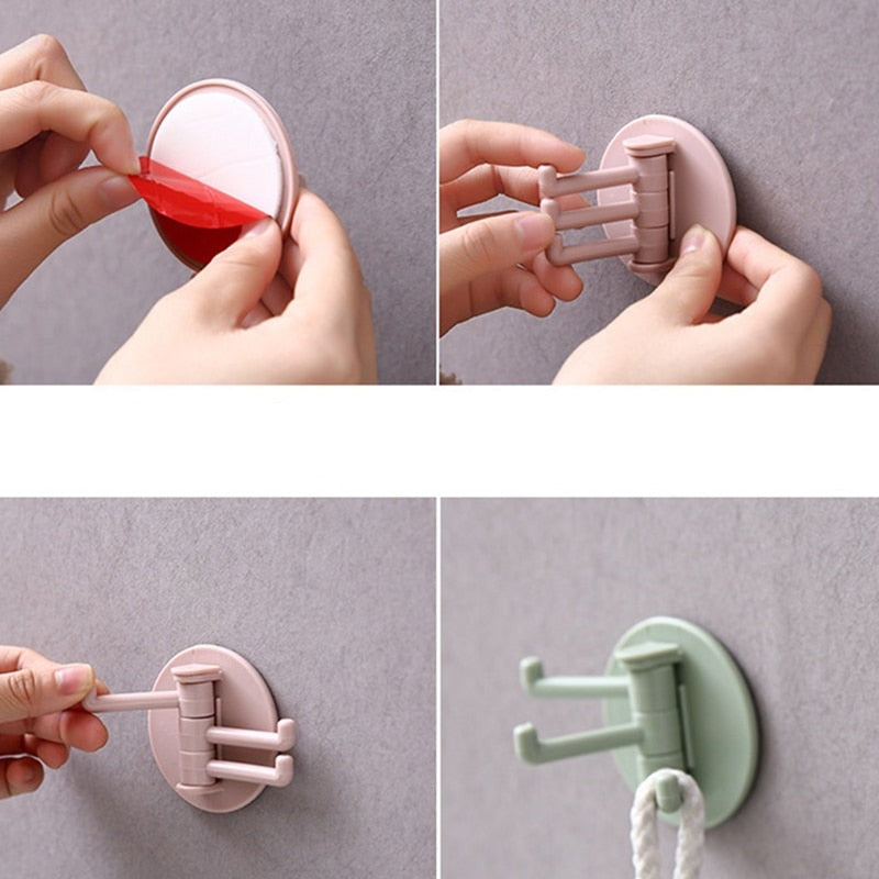 Sikunuo | Rotating Sticky Wall Hook