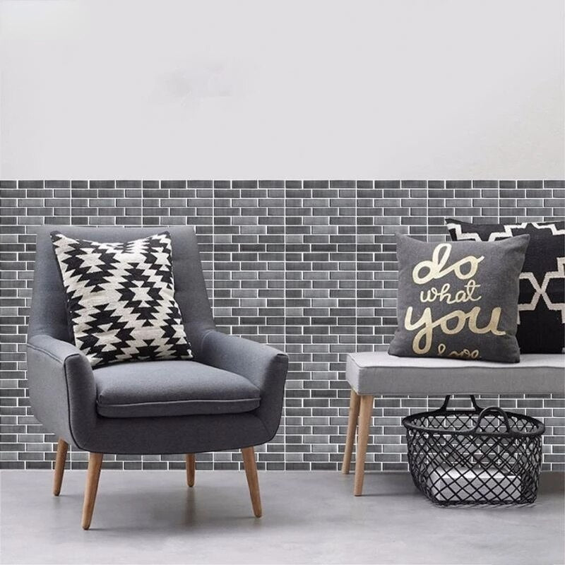 Sikunuo | 3D Self-Adhesive Cobblestone Wall Stickers