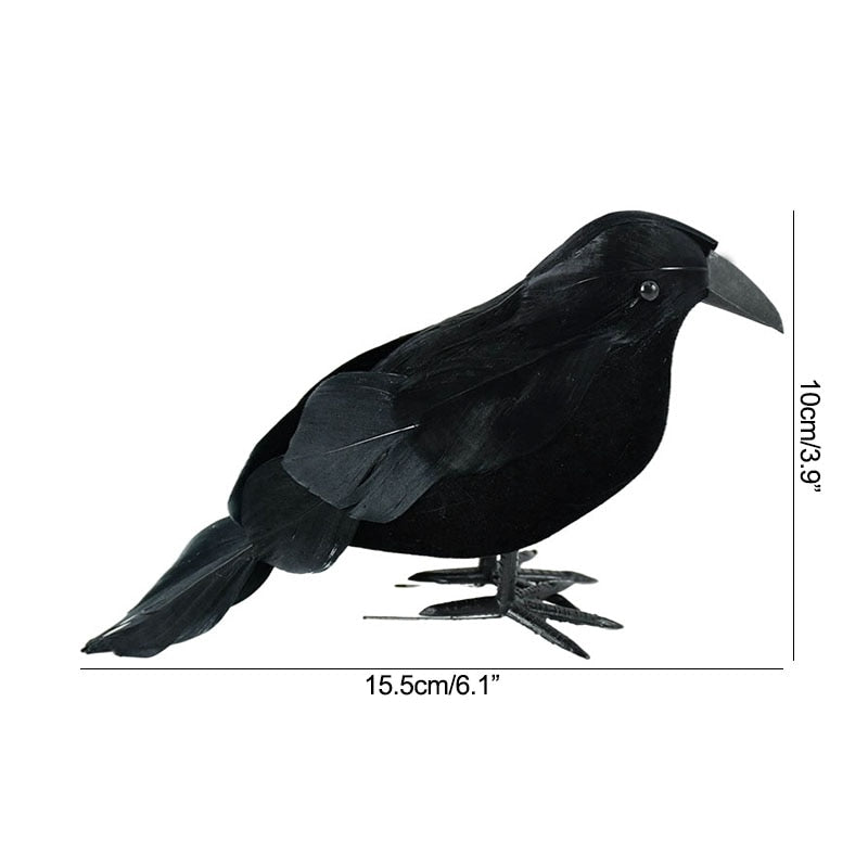 Sikunuo | Black Crow Halloween Home Decor