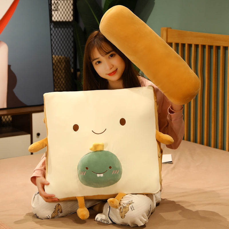 Sikunuo | Fruity Toast Bread Comfy Pillow