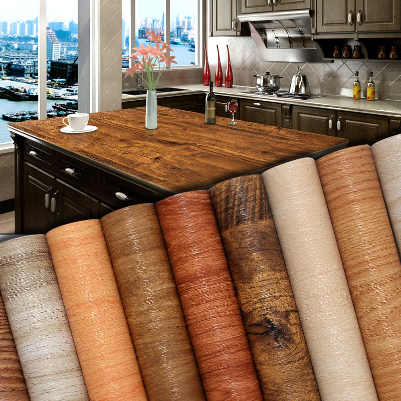 Sikunuo | Self-Adhesive  Wood Grain Wall Sticker