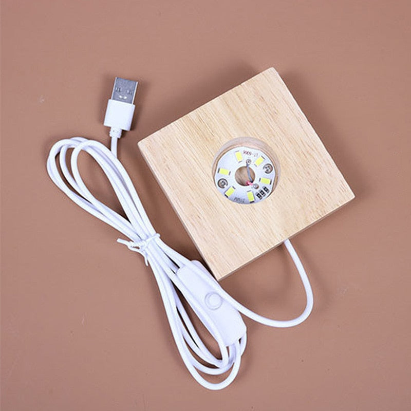 Sikunuo | 3D Crystal Cube Moon Nightlight