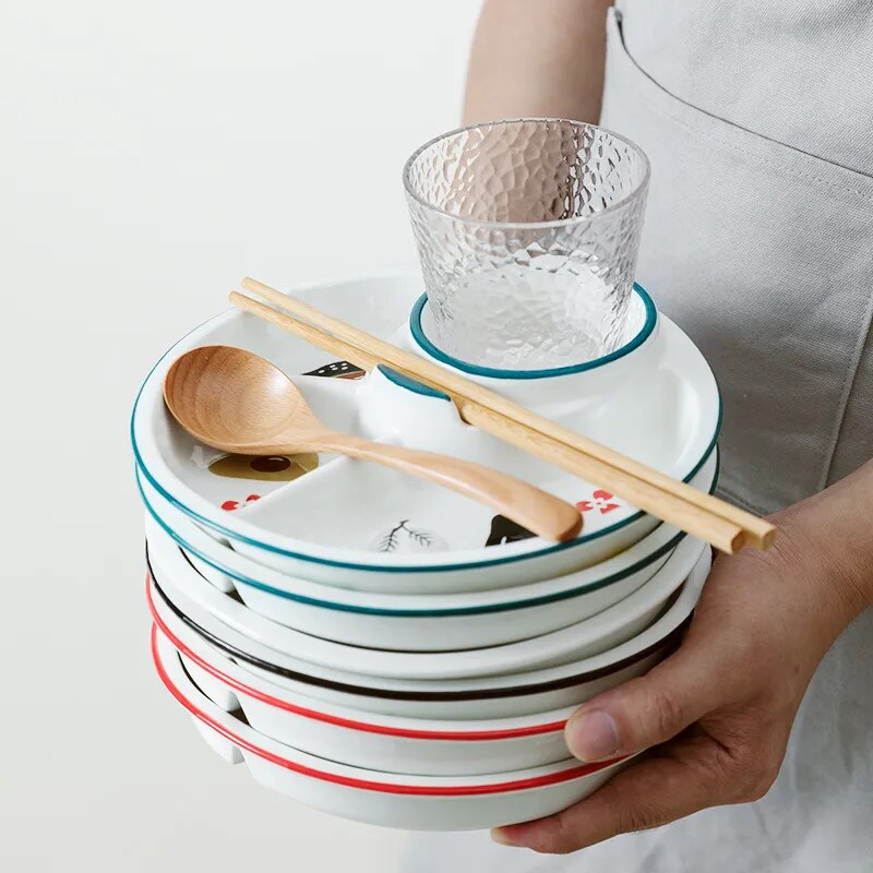 Sikunuo | Breakfast Combo Nordic Ceramic Plate