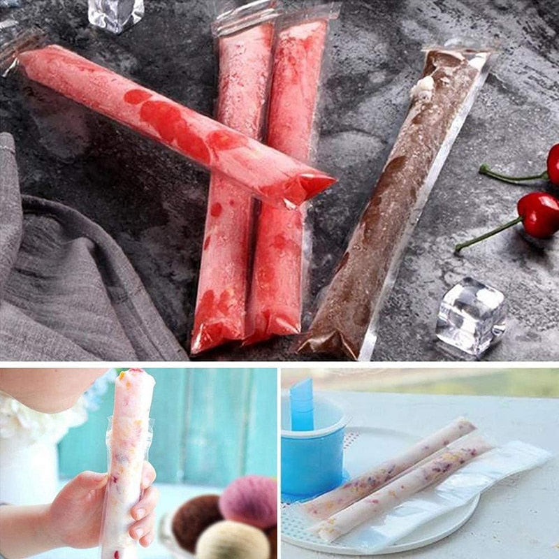 Sikunuo | Easy Ice Popsicle Maker Bag Set