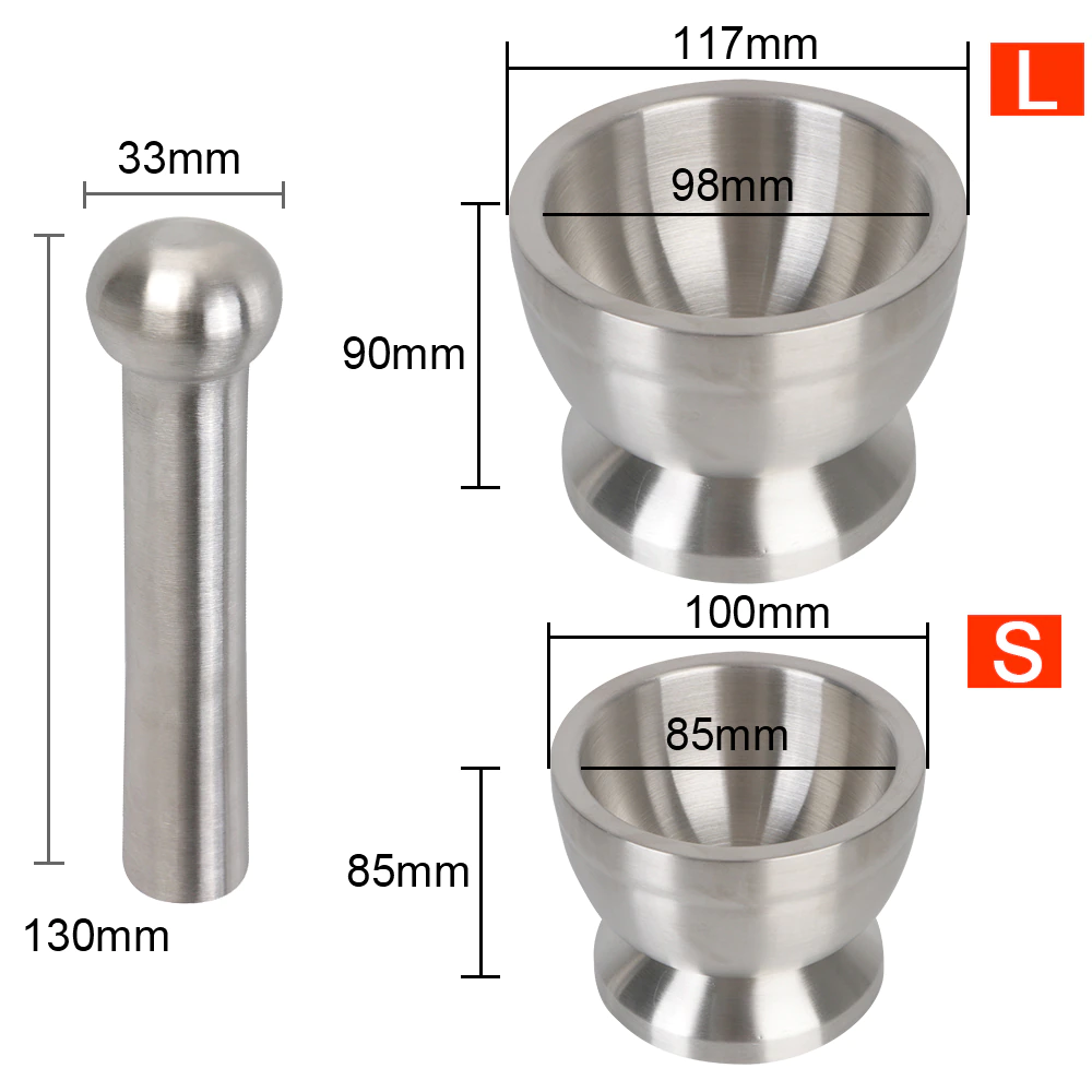 Sikunuo | Anti-Splash Stainless Steel Herbs Crusher