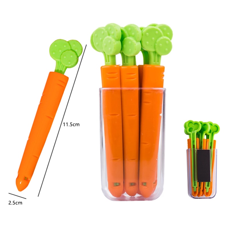 Sikunuo | 5pcs Sealing Carrot Bag Clips
