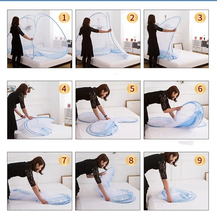 Sikunuo | Foldable Breathable Single Door Mosquito Net