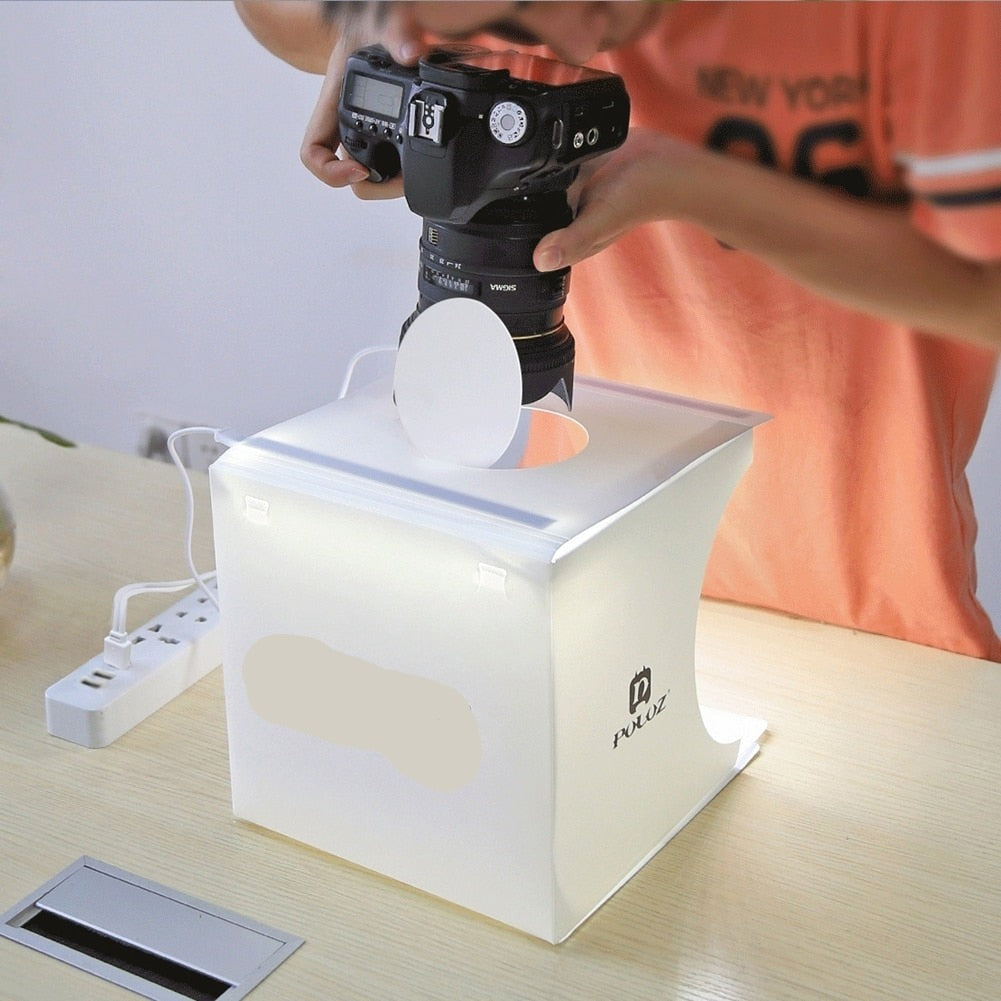 Sikunuo | Mini Foldable Led Light Photo Studio Box