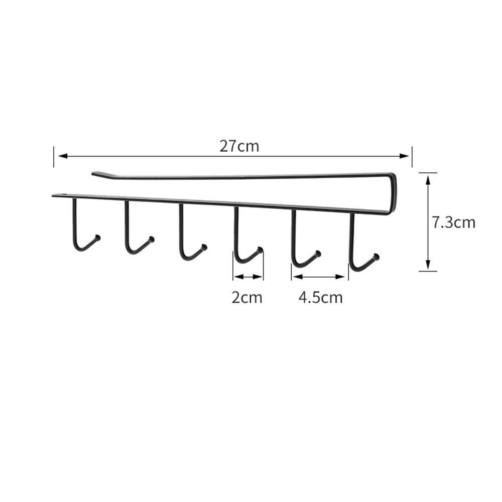 Sikunuo | Kitchen Under Cabinet Organizer Hook Rack