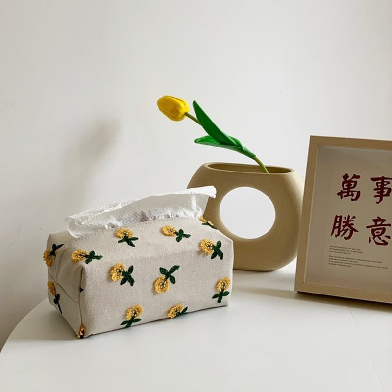 Sikunuo | Japanese Style Environment Friendly Flower Tissue Box