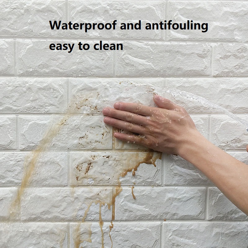 Sikunuo | 3D Self-Adhesive Soft Brick Wall Stickers