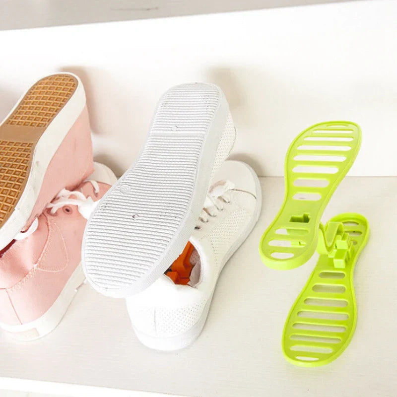 Collapsible Shoe Storage Organizer with Adjustable Design