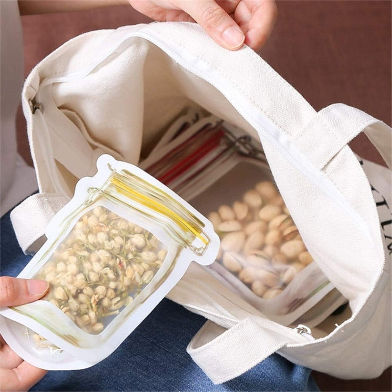 Sikunuo | Reusable Transparent Jar Storage Bags