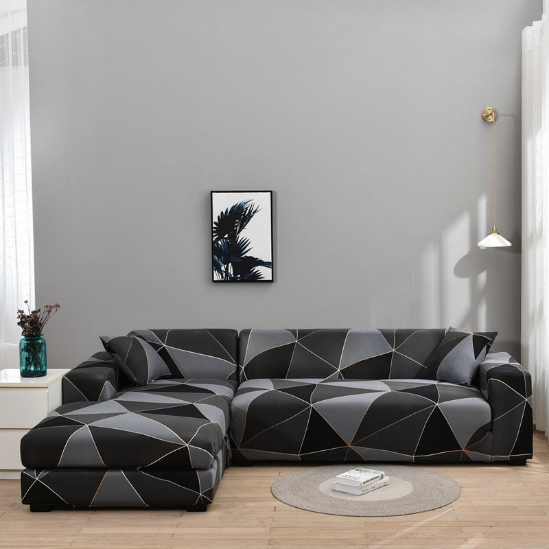 Sikunuo | Modern Non-slip Colorful Elastic Sofa Cover