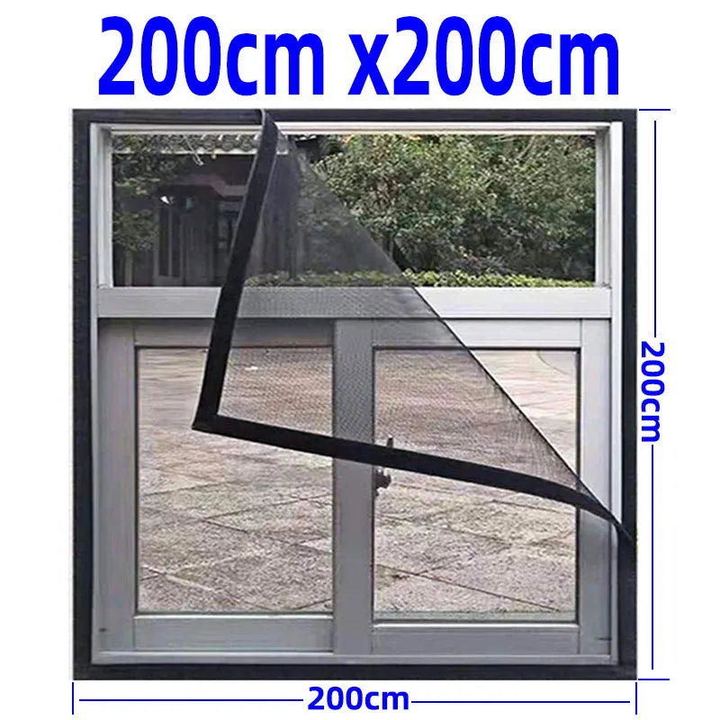 Sikunuo | Adjustable Invisible Anti-Mosquito Washable Window Net