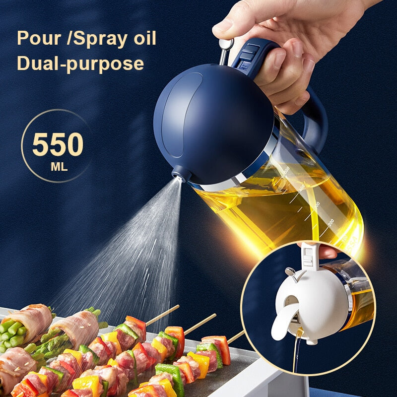 Sikunuo | 2in1 Oil Spray Dispenser Bottle