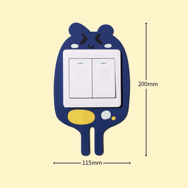 Sikunuo | 3D Luminous Cartoon Hook Outlet Sticker