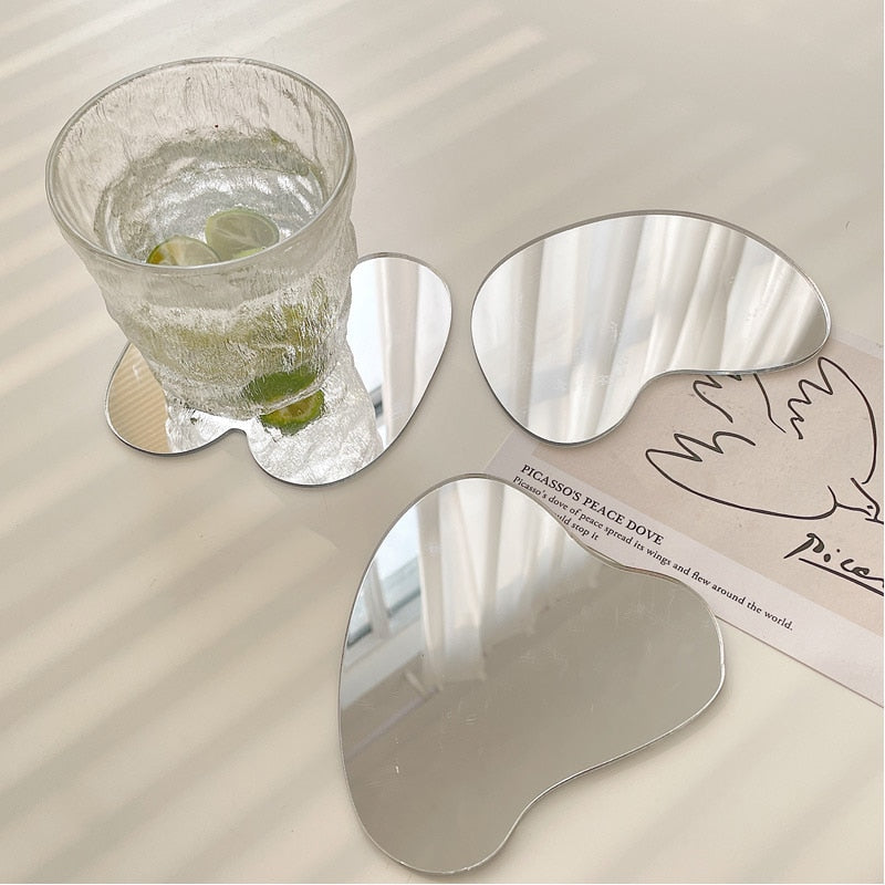 Sikunuo | Nordic Irregular Mirror Drink Coaster