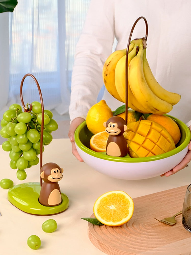 Sikunuo | Monkey Shape Kitchen Banana Hanger Stand