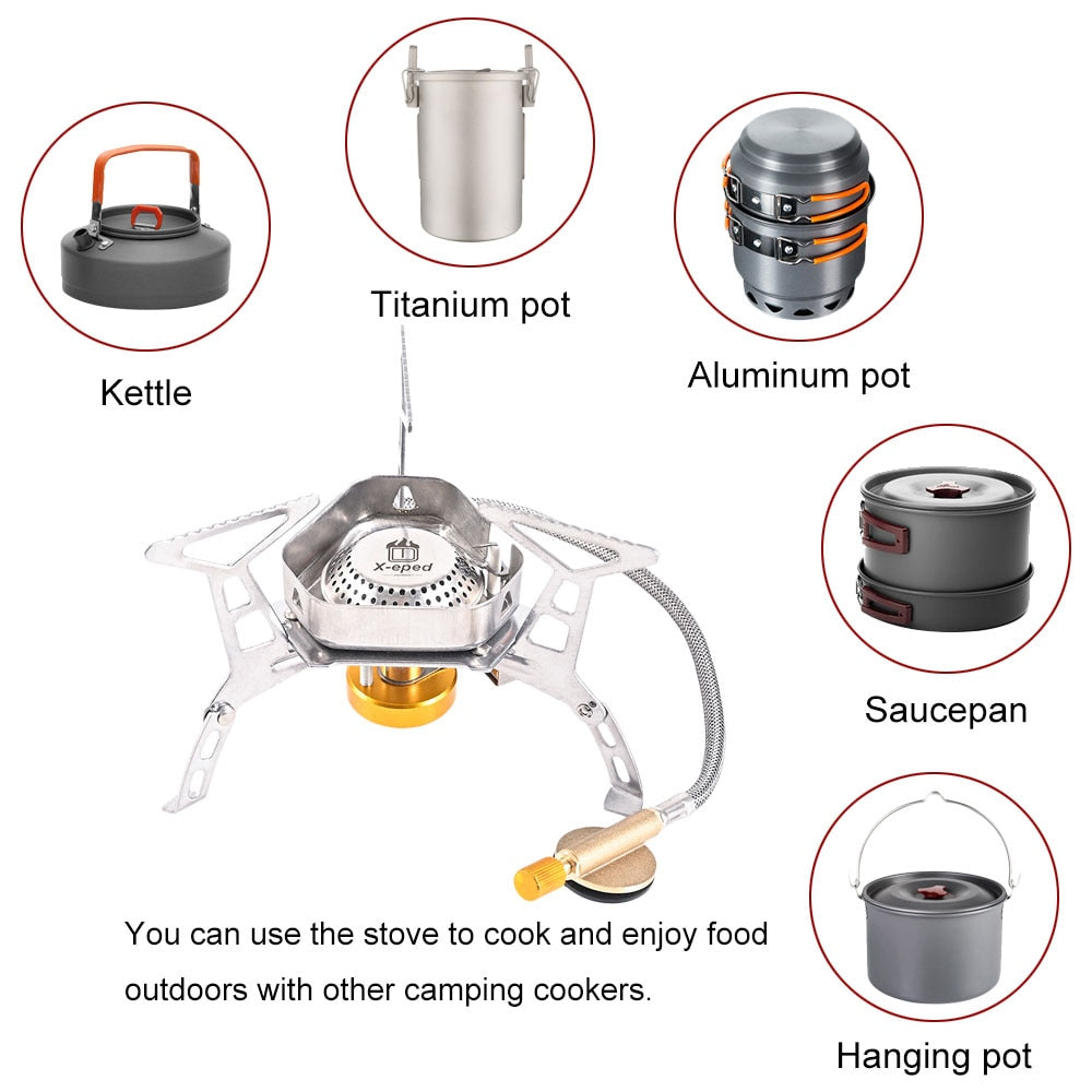 Sikunuo | Windproof Outdoor Camping Gas Stove
