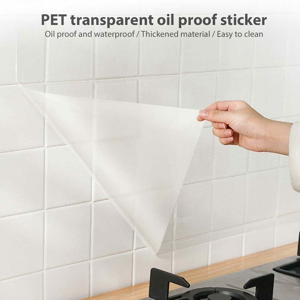 Sikunuo | Splash Proof Transparent Wall Protector Sticker