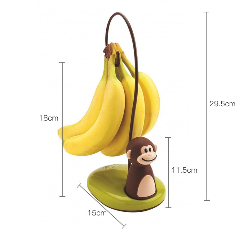 Sikunuo | Monkey Shape Kitchen Banana Hanger Stand