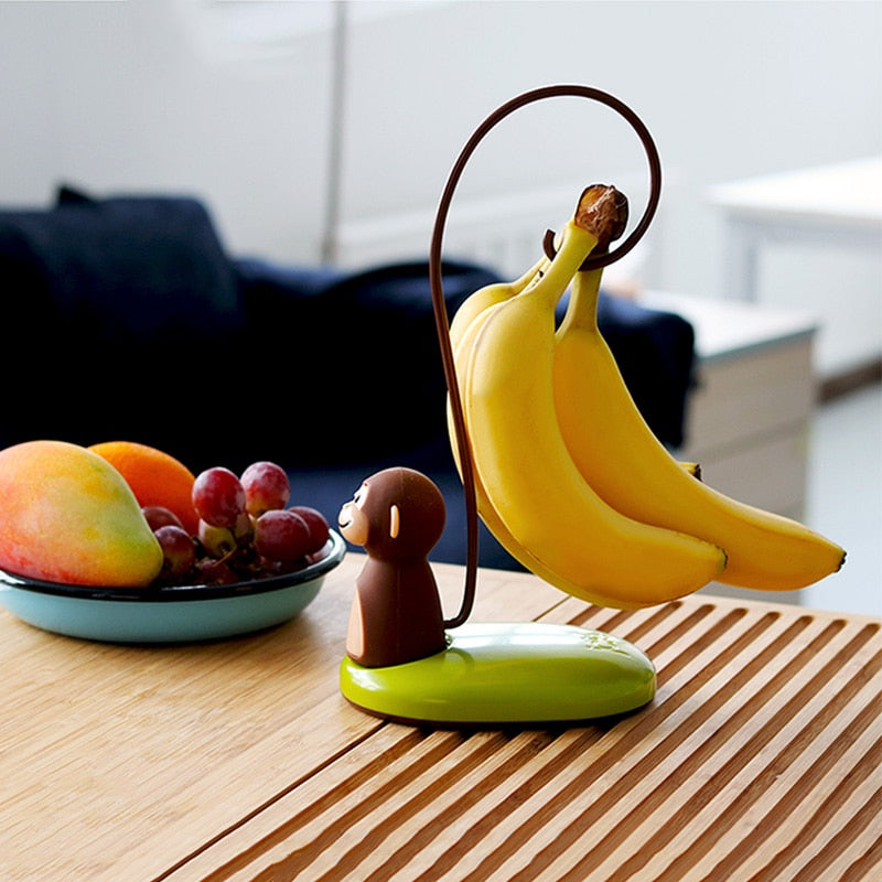 Sikunuo | Monkey Shape Kitchen Banana Hanger Stand