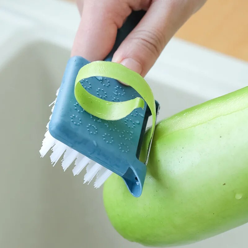Sikunuo | 5in1 Stainless Steel Peeler Grater Kitchen Brush