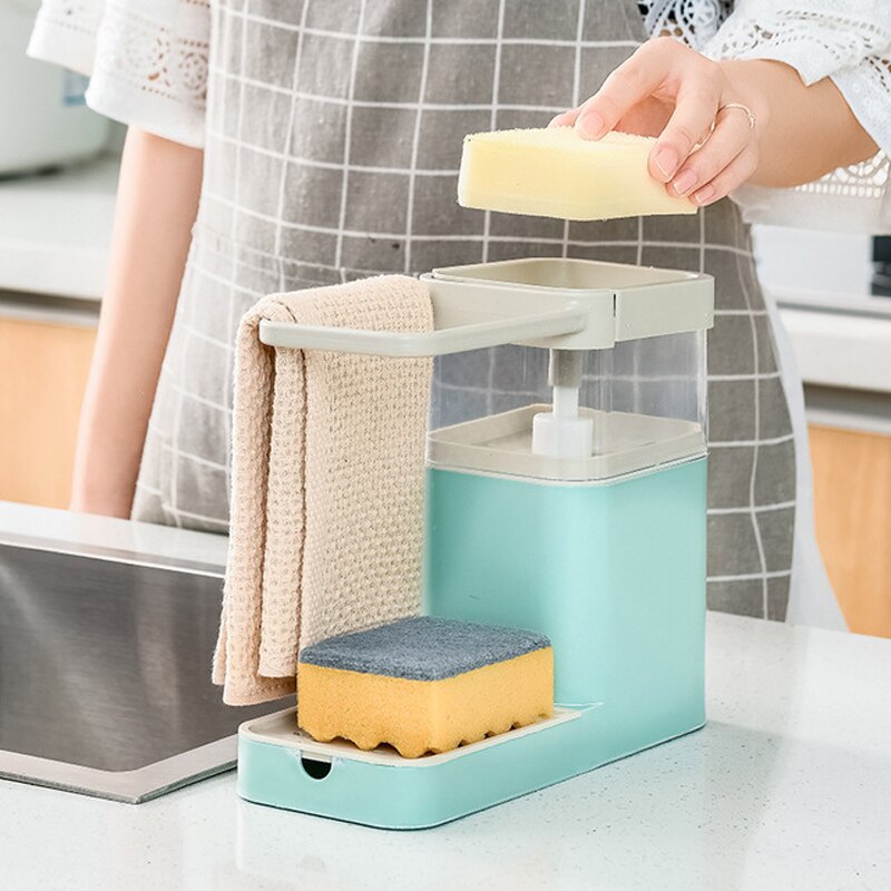 Sikunuo | Kitchen Cloth Hanger Soap Dispenser