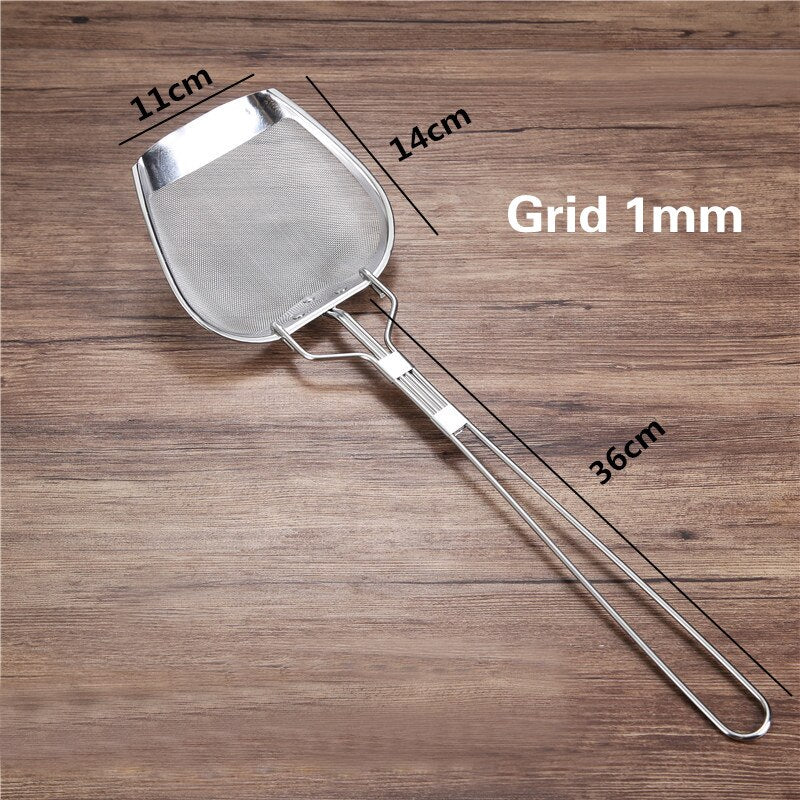 Sikunuo | Stainless Steel Fryer Strainer Spatula