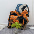 Sikunuo | Vintage Pumpkin Sofa Cover Blanket