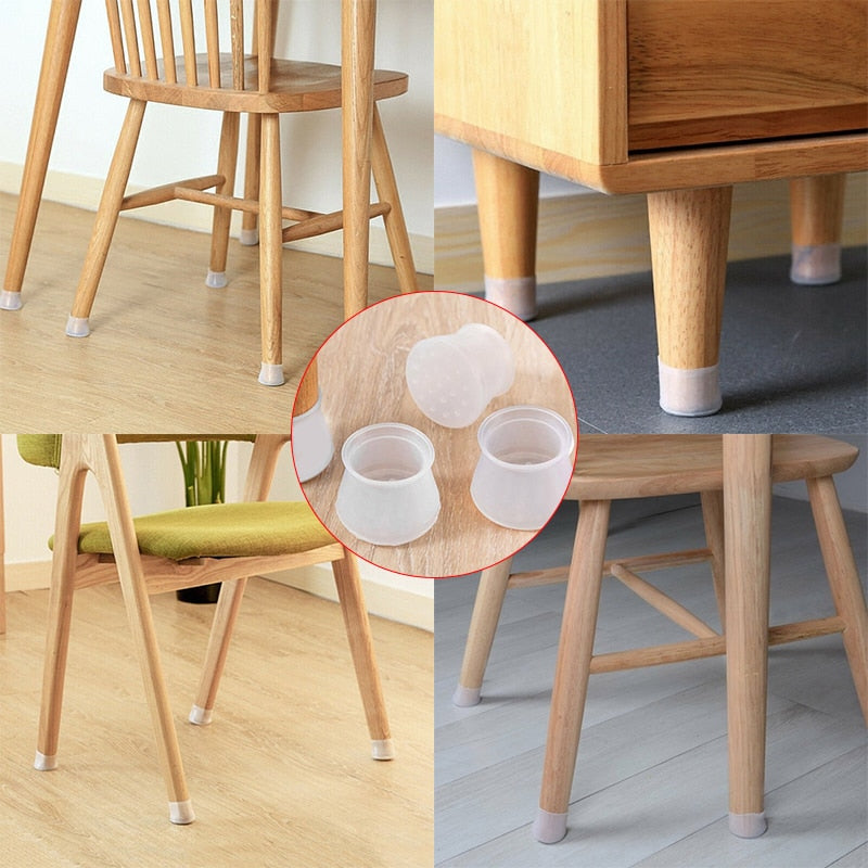Sikunuo | Anti-slip Silent Silicon Furniture Leg Cover Set