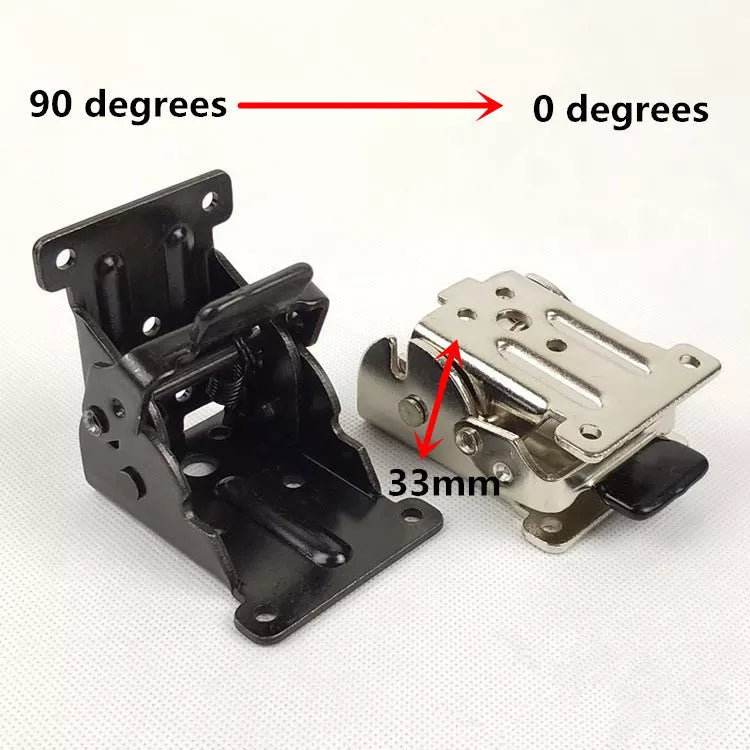Sikunuo | 2Pcs Foldable Self-Locking Hinges